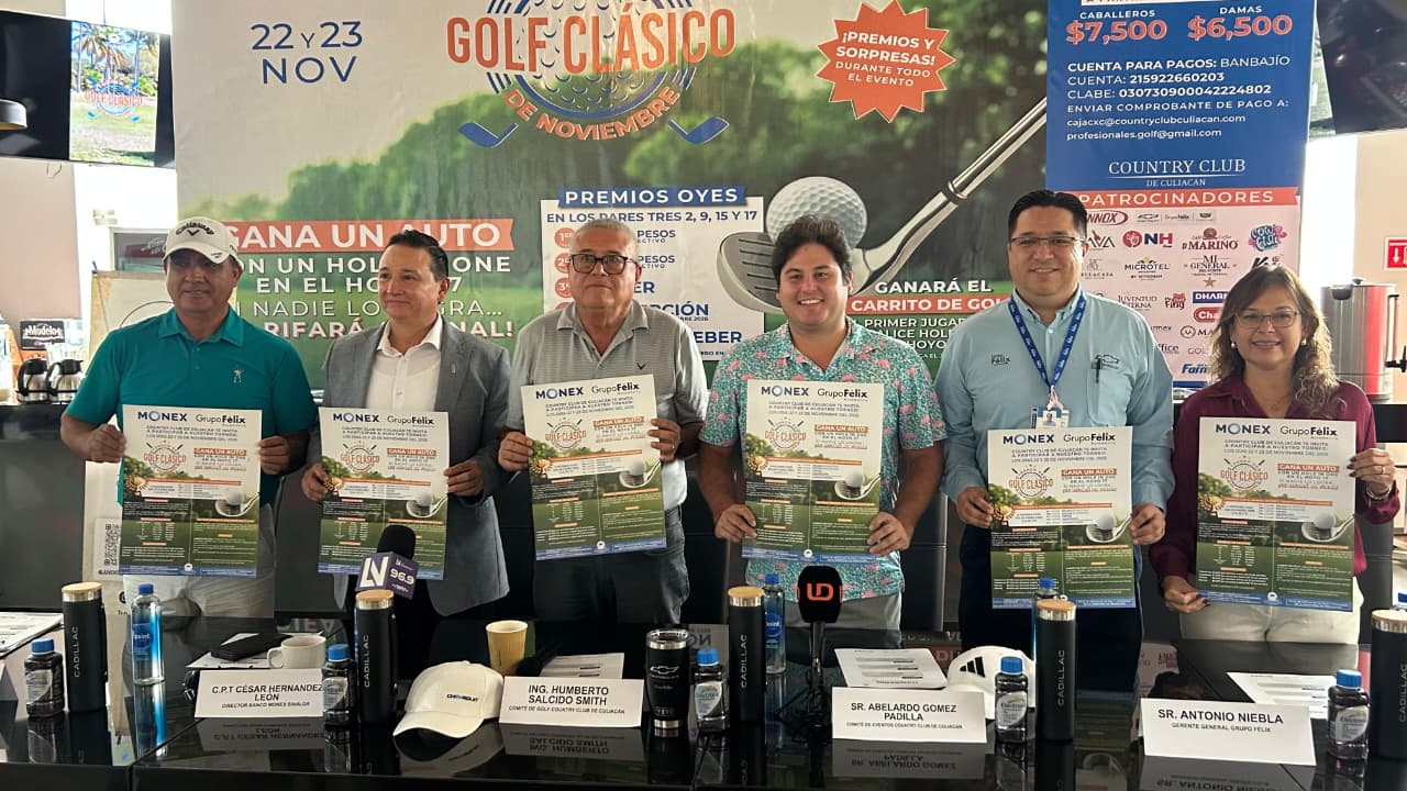 Country Club Culiacán presenta su Torneo de Golf Clásico