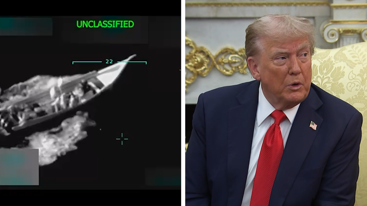 Trump asegura que embarcaciones atacadas en el Caribe eran como “vagones cargados de drogas”