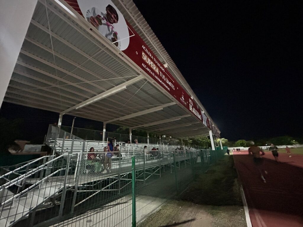 Una nueva obra se cumple en la Unidad Deportiva Benito Juárez de Mazatlán
