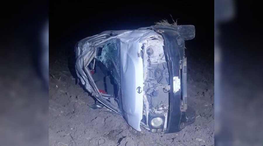 Volcadura en Guasave