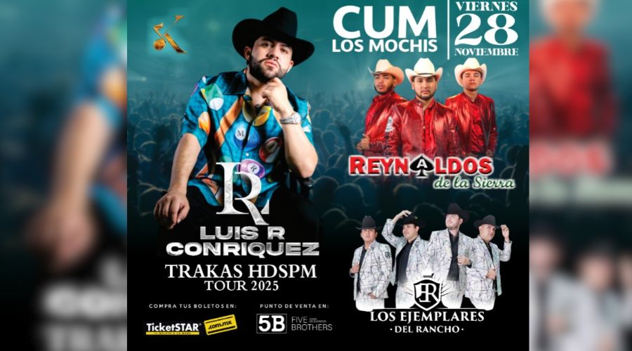 ¡No te lo pierdas! Luis R. Conriquez se presentará con su 
