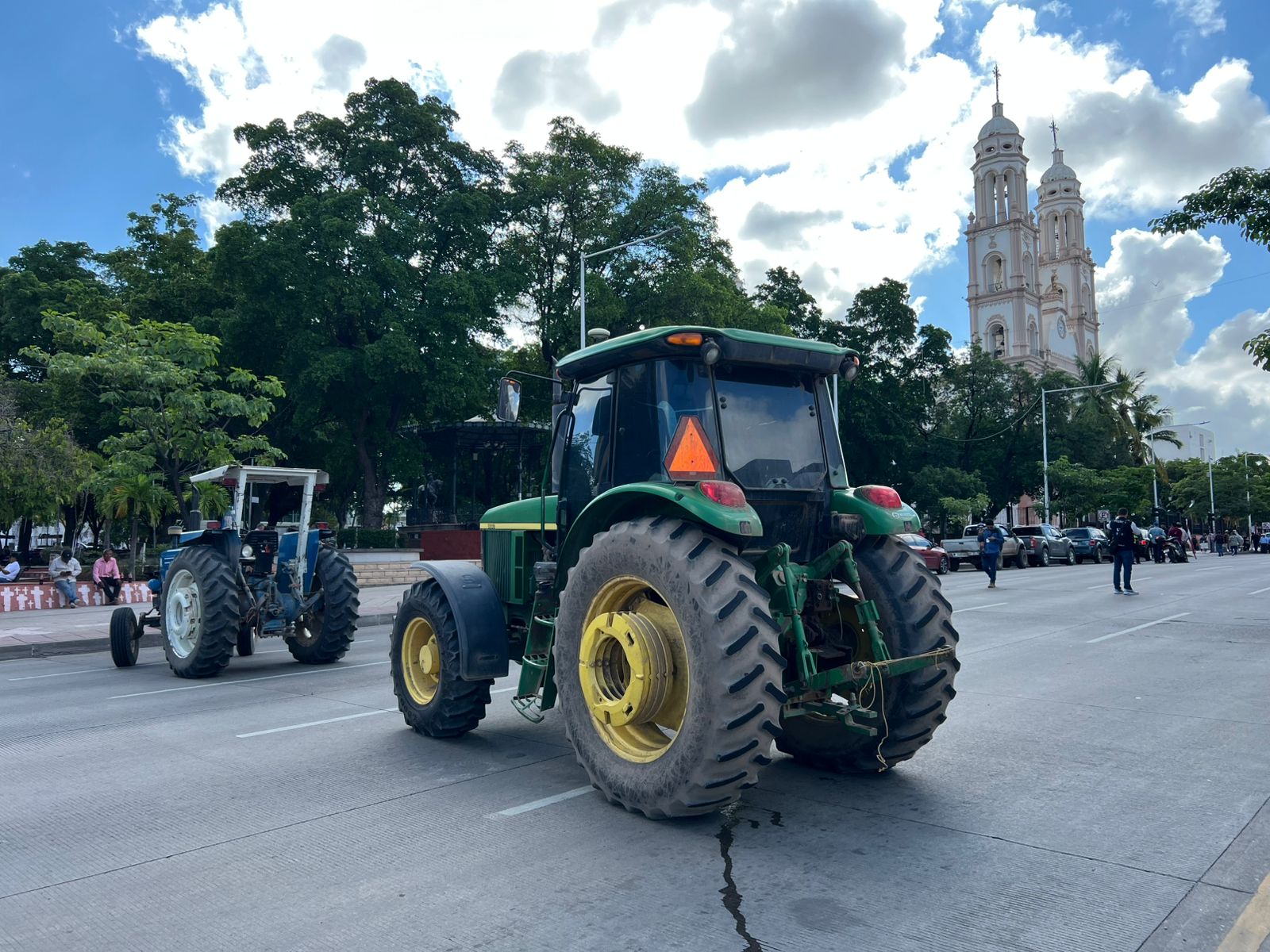 Manifestación de productores agrícolas.