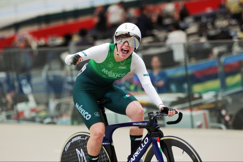 Yareli Acevedo conquista el Campeonato Mundial de Ciclismo de Pista en Chile