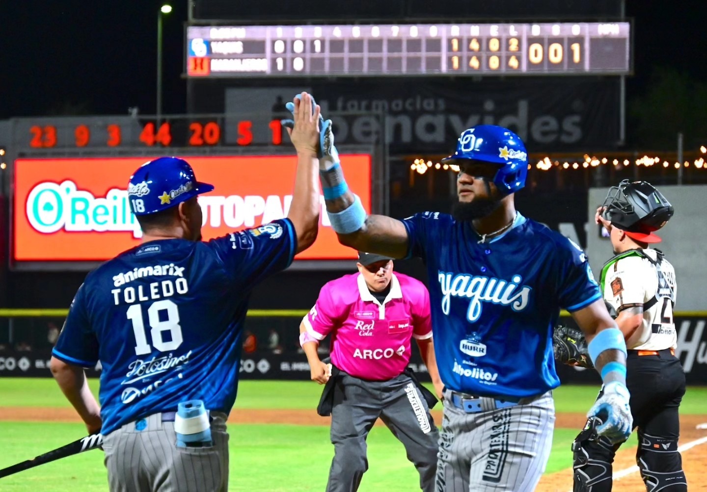 Yaquis vence a Naranjeros de Hermosillo