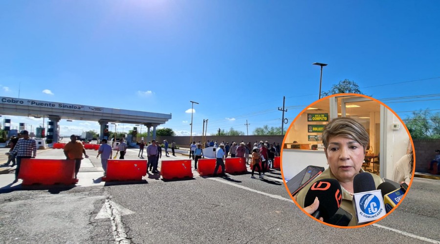 Alcaldesa de Guasave habla del bloqueo agrícola