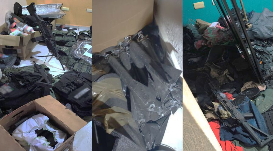Aseguramiento de explosivos en Culiacán