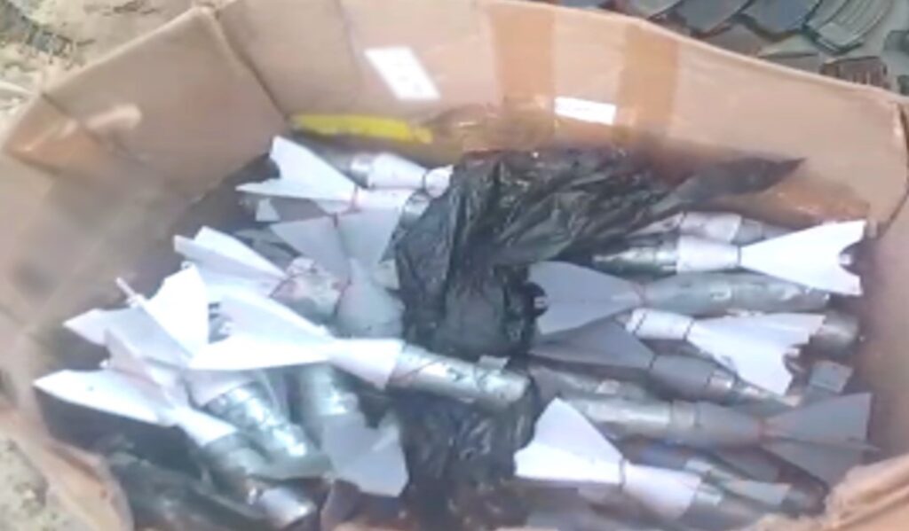 Asegruamiento de armas en Badiraguato