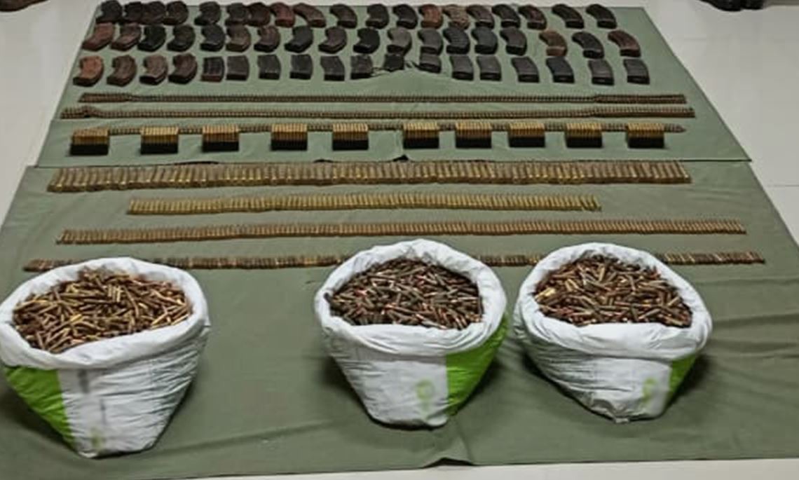 Aseguran en San Ignacio más de 10,300 cartuchos
