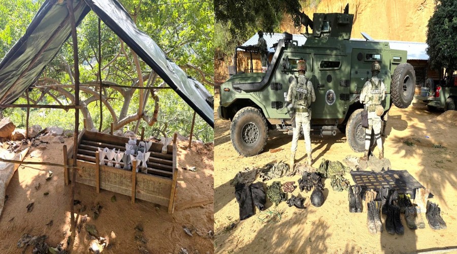 Mando especial logra varios aseguramientos en Badiraguato