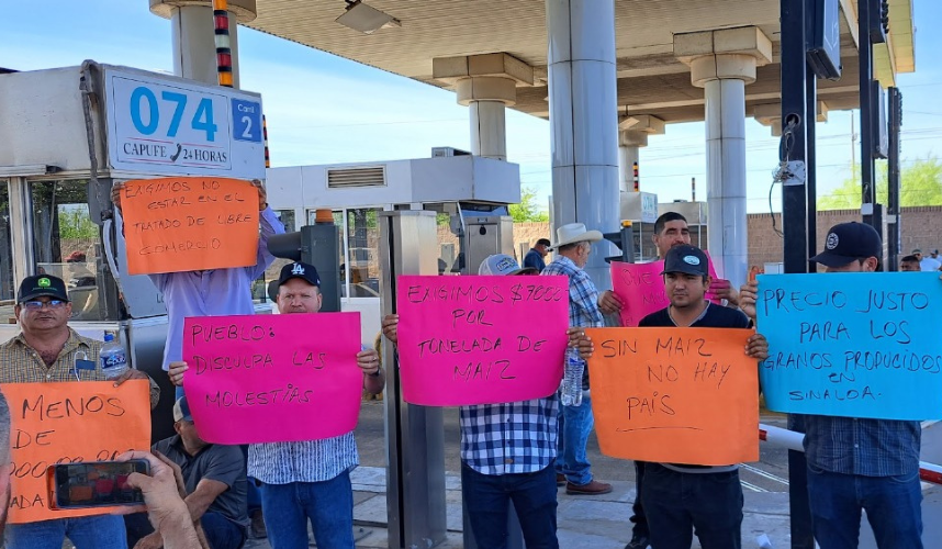 Manifestación de productores