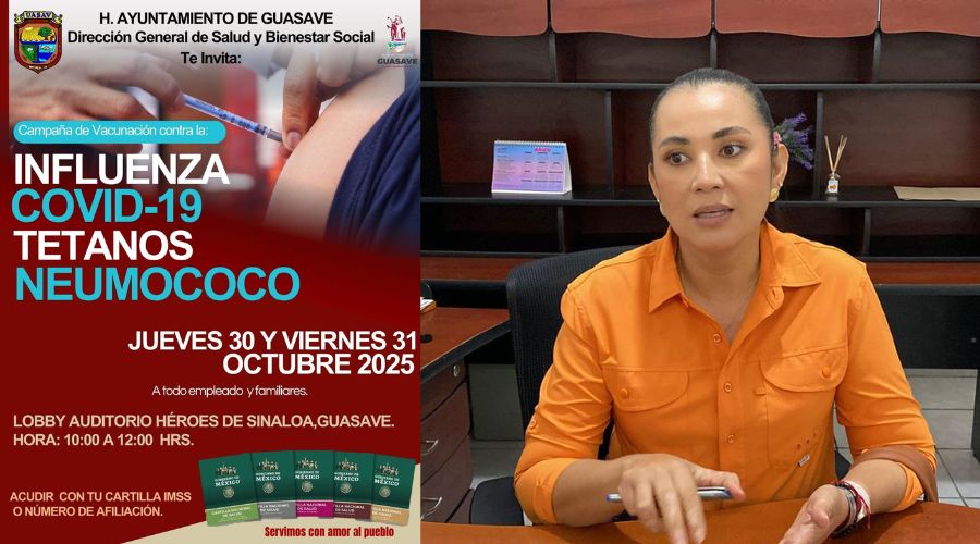 campaña de vacunación en Guasave