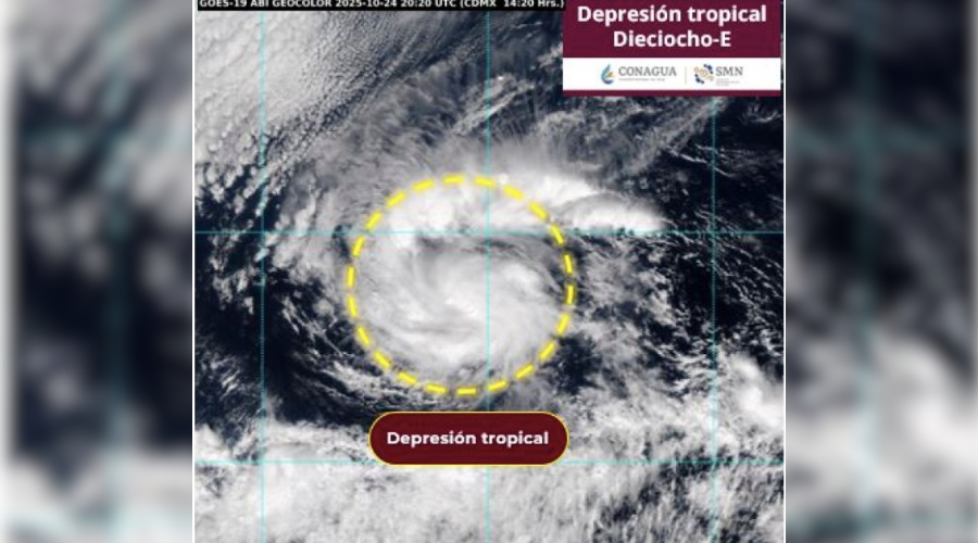 Depresión tropical Diecinueve-E.