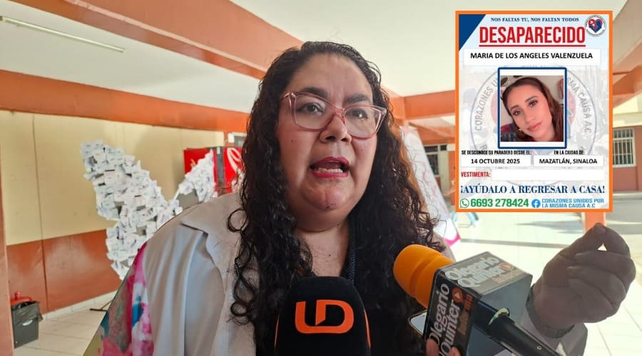 Instituto de Protección da seguimiento al caso de rastreadora desaparecida en Mazatlán