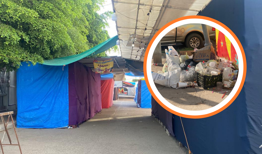 Basura y desechos en espacios públicos
