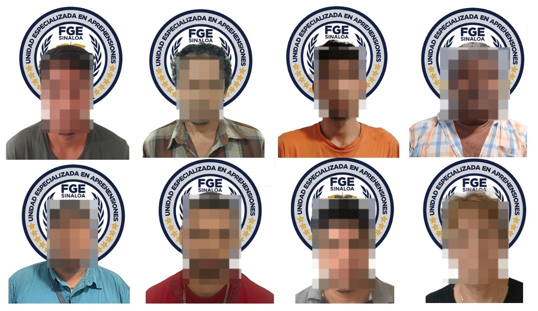 detenidos en Sinaloa