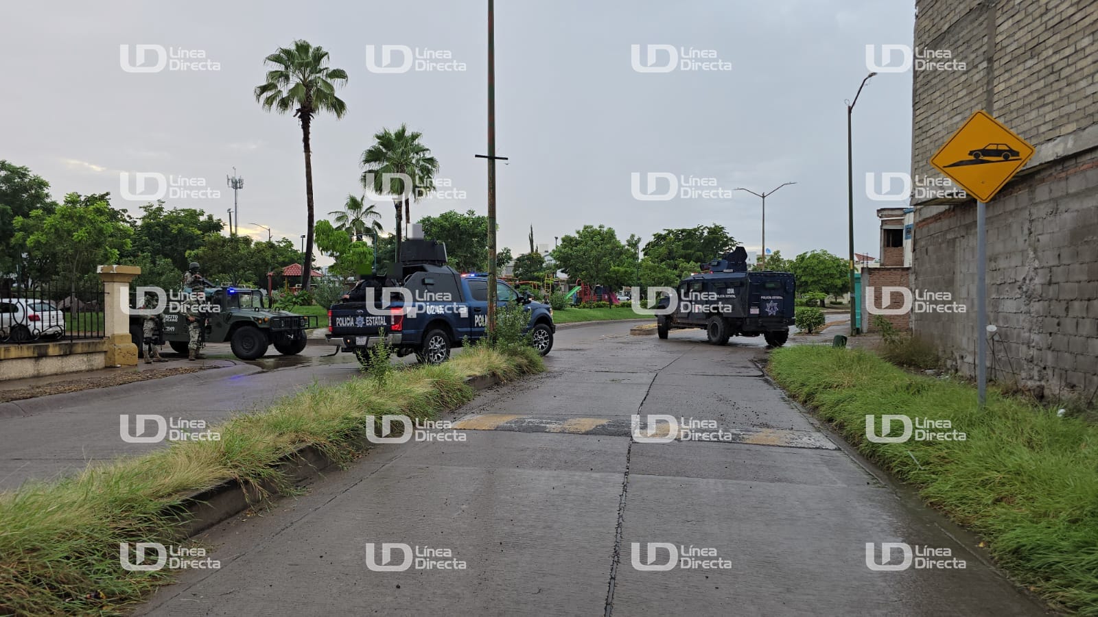 Zona en donde se registró la agresión a balazos.