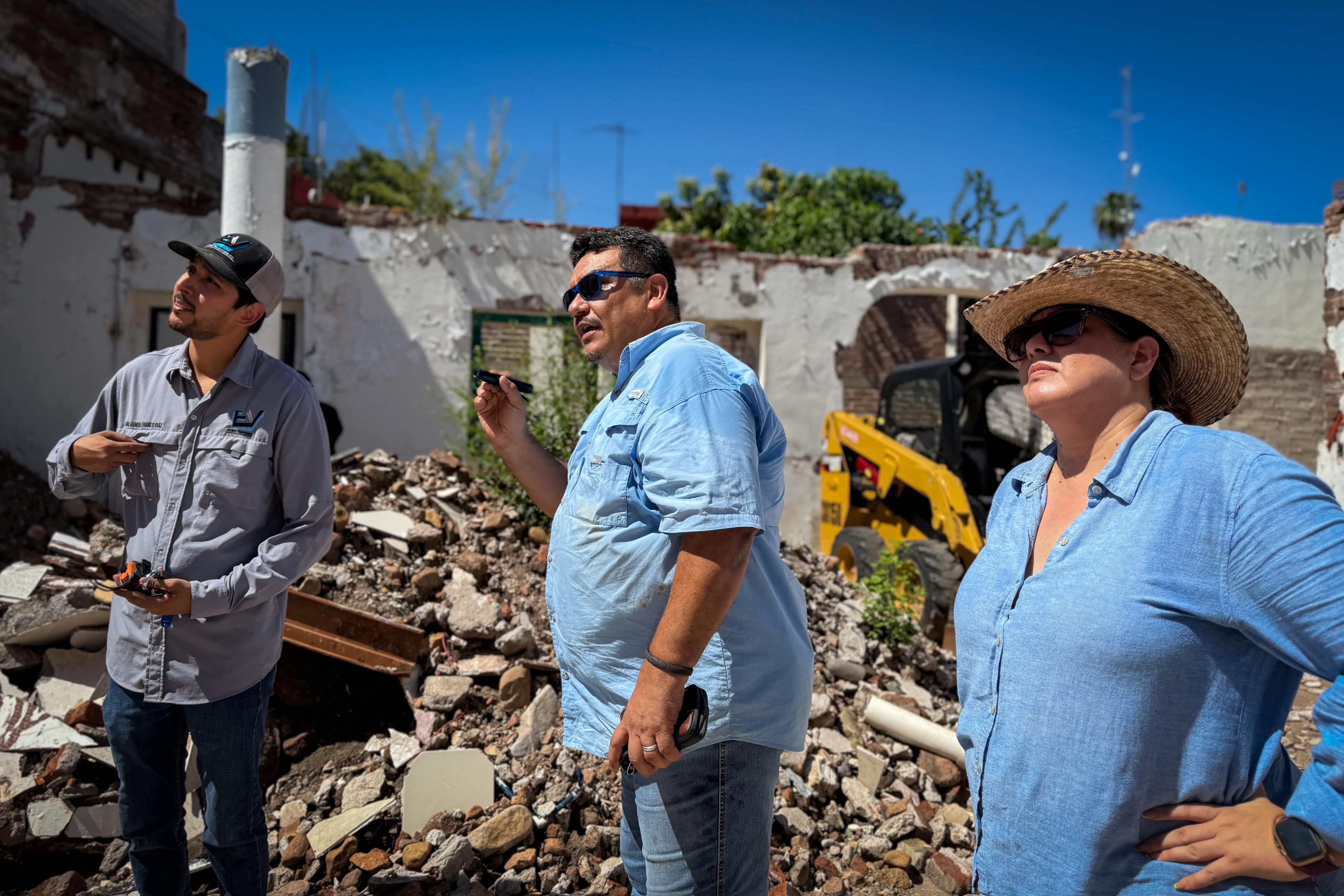 Obras en Mocorito.
