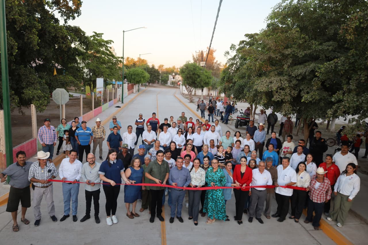pavimentacion de calle de Navolato