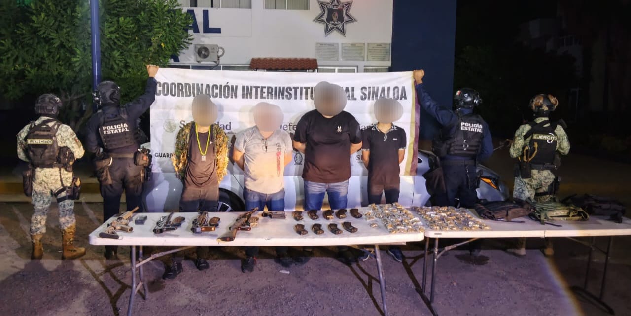 Detienen a presuntos responsables del asesinato de dos hombres al norte de Culiacán