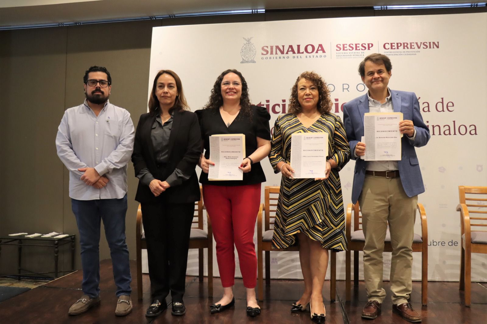 Primer foro sobre justicia cívica titulado “Justicia Cívica, una vía para la construcción de paz en Sinaloa”.