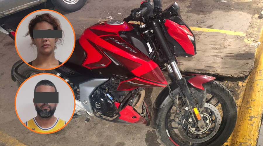 Detenidos por robar una motocicleta en Mazatlán.