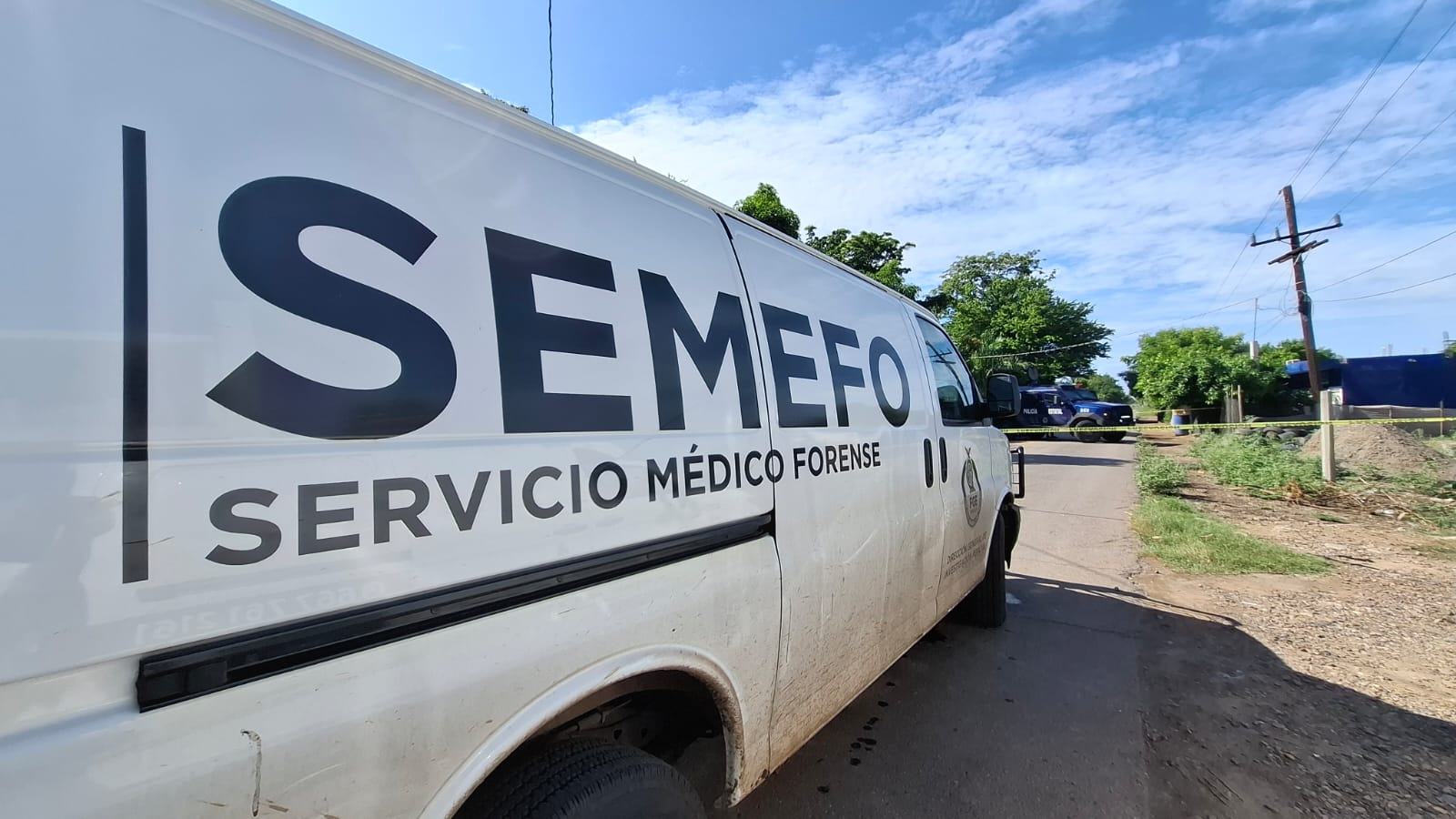 Semefo en doble homicidio en Culiacán