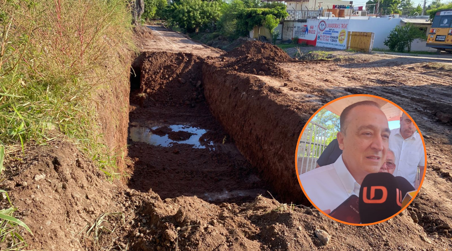 Alcalde de Ahome sobre los trabajos en terreno en disputa en fraccionamiento San Fernando