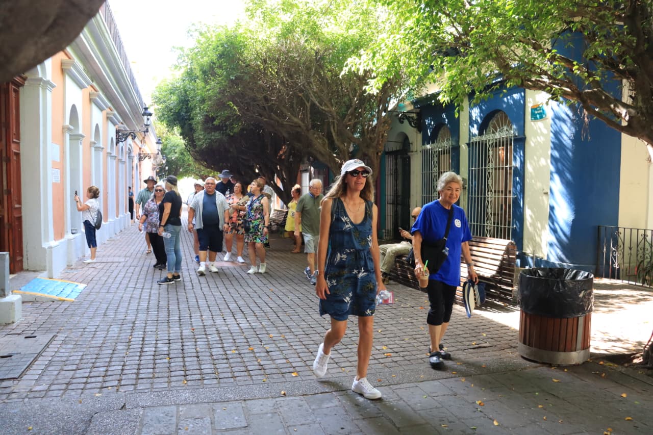 Turistas en Mazatlán.