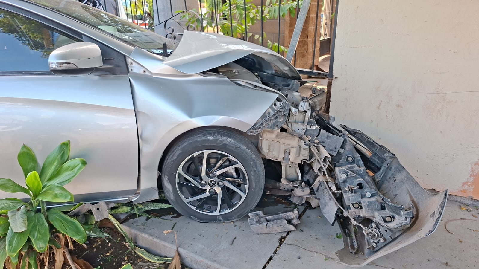 Accidente automovilístico en Ahome