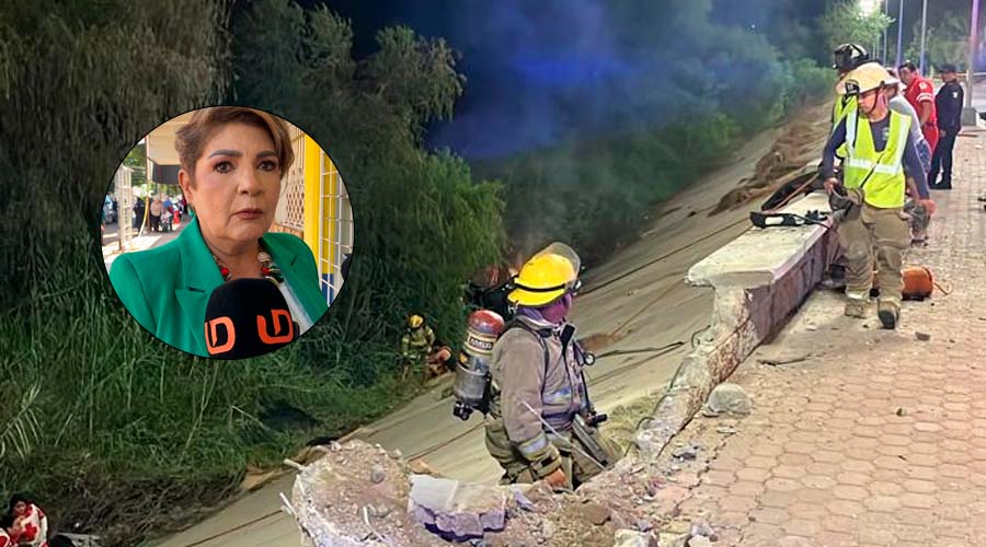 Alcaldesa de Guasave sobre accidente en malecón