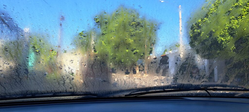 Vidrio empañado por Temperatura fría en el norte de Sinaloa