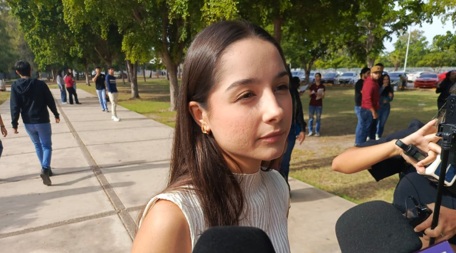 Antonia Briceyda, presidenta del comité estudiantil del Instituto Tecnológico de Los Mochis