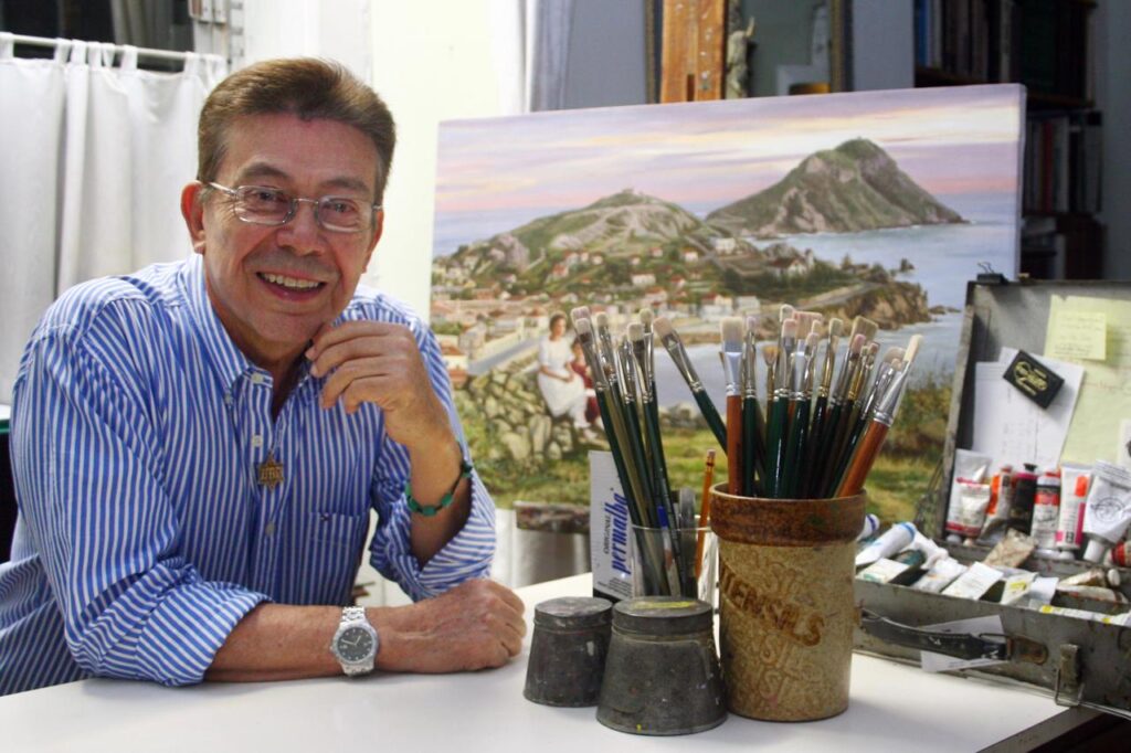 Armando Nava, pintor, retratista y paisajista mazatleco