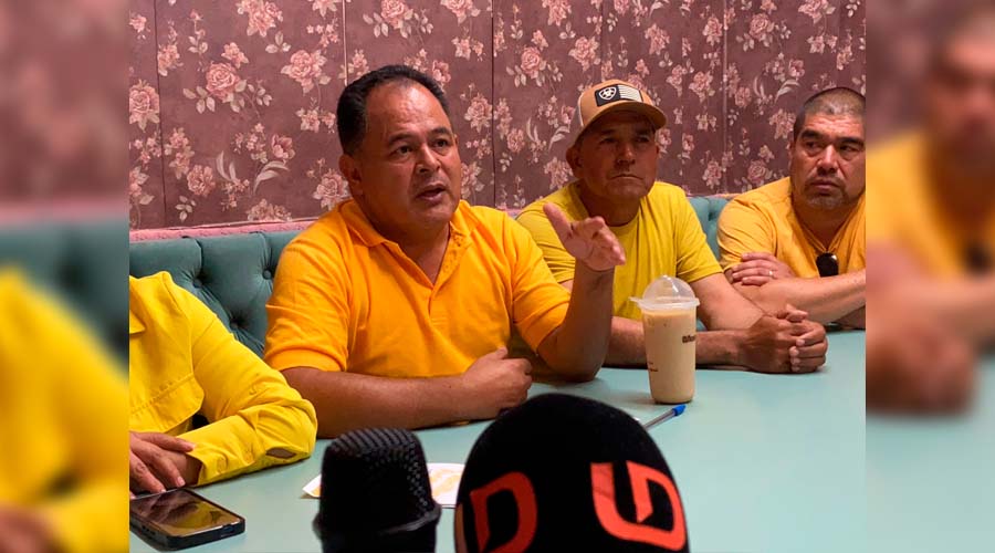 Miembros de la planilla amarilla del ayuntamiento de Guasave