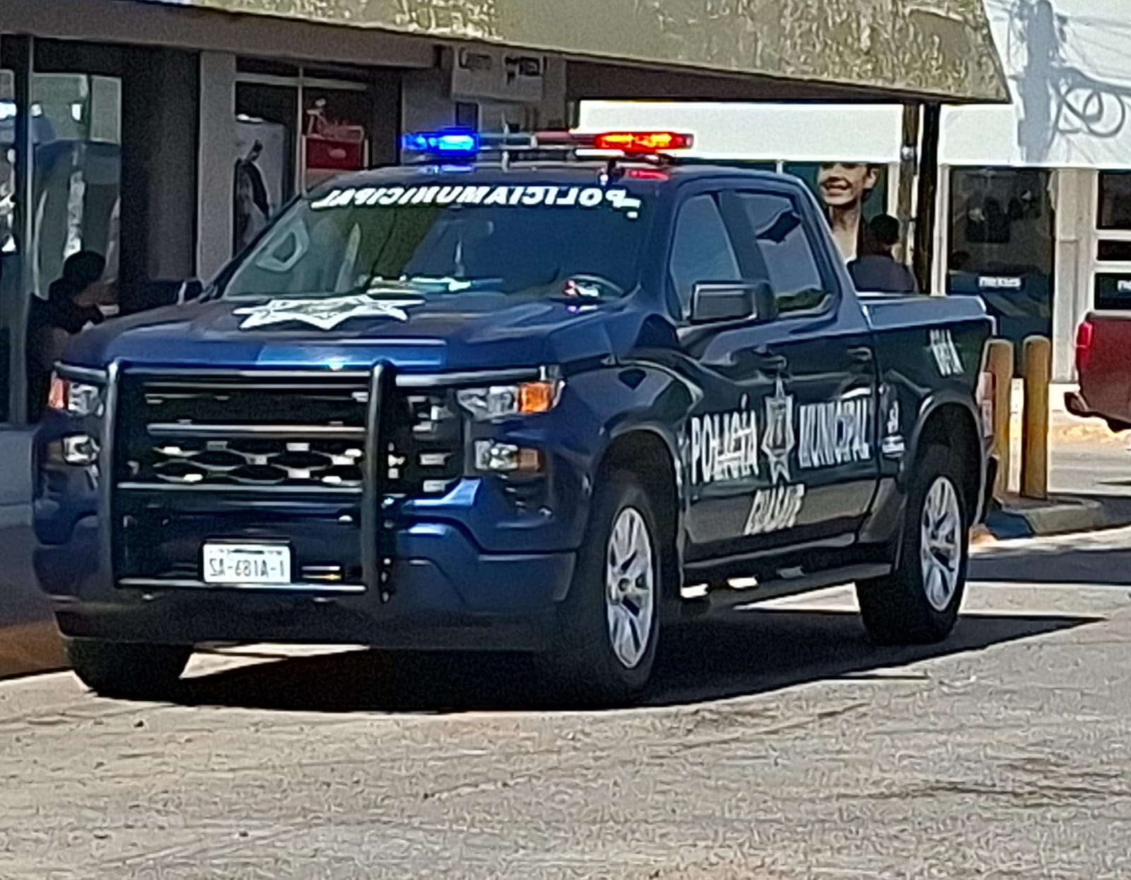 Unidad de la Policía Municipal de Guasave
