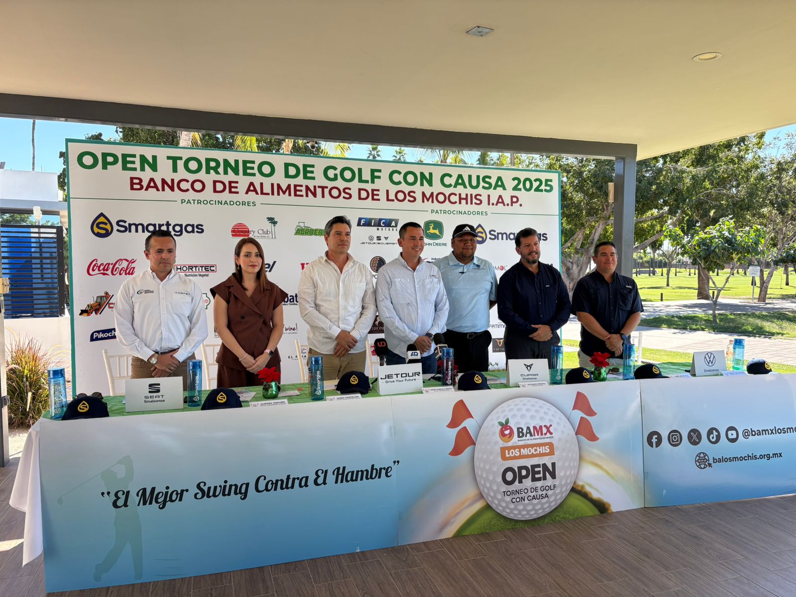 Conferencia de prensa para torneo de golf 2025