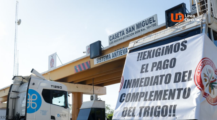 Trigueros cumplen siete días en la protesta en la caseta de San Miguel este domingo