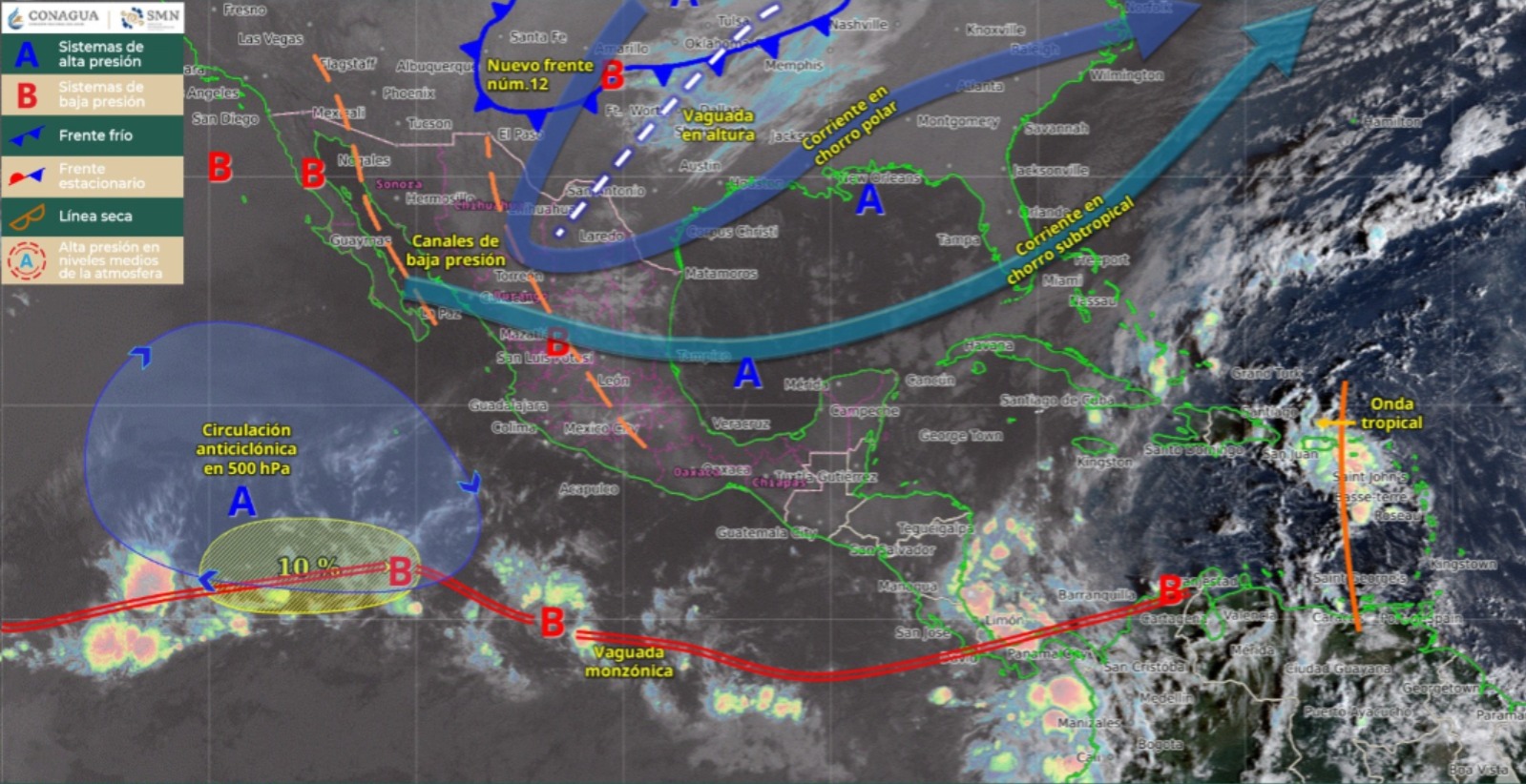 Pronóstico del clima en México