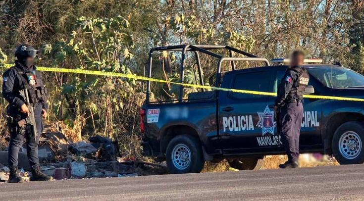Envuelto en plástico localizan a hombre sin vida en Balbuena, Navolato