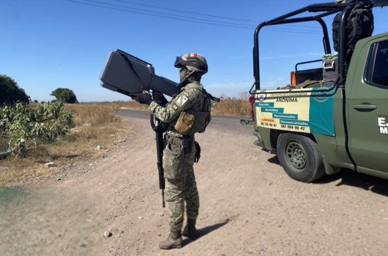 Drones neutralizados, armamento asegurado y 4 vehículos recuperados: resultados del domingo en Sinaloa