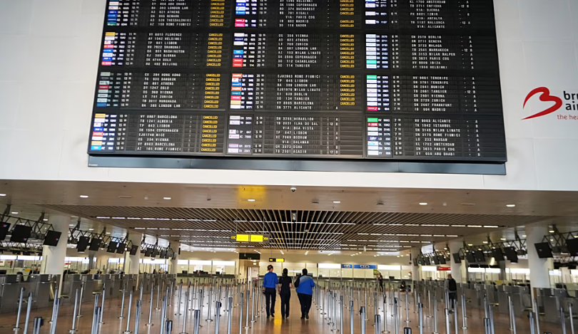 Protestas paralizan Bruselas en el inicio de una huelga nacional de tres días