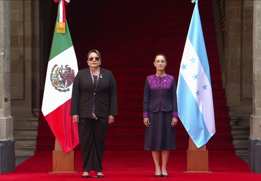 Claudia Sheinbaum y Xiomara Castro