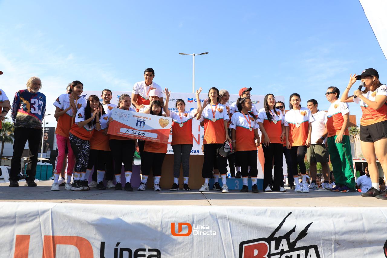 “Es un orgullo que nos apoyen”: Emplea-M con Causa recibe donativo por 75 mil pesos en Carrera RSN