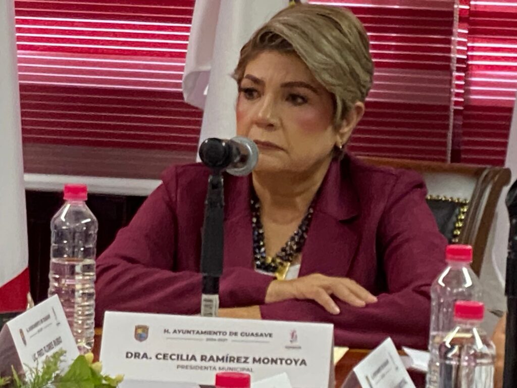 Alcaldesa de Guasave, Cecilia Ramírez