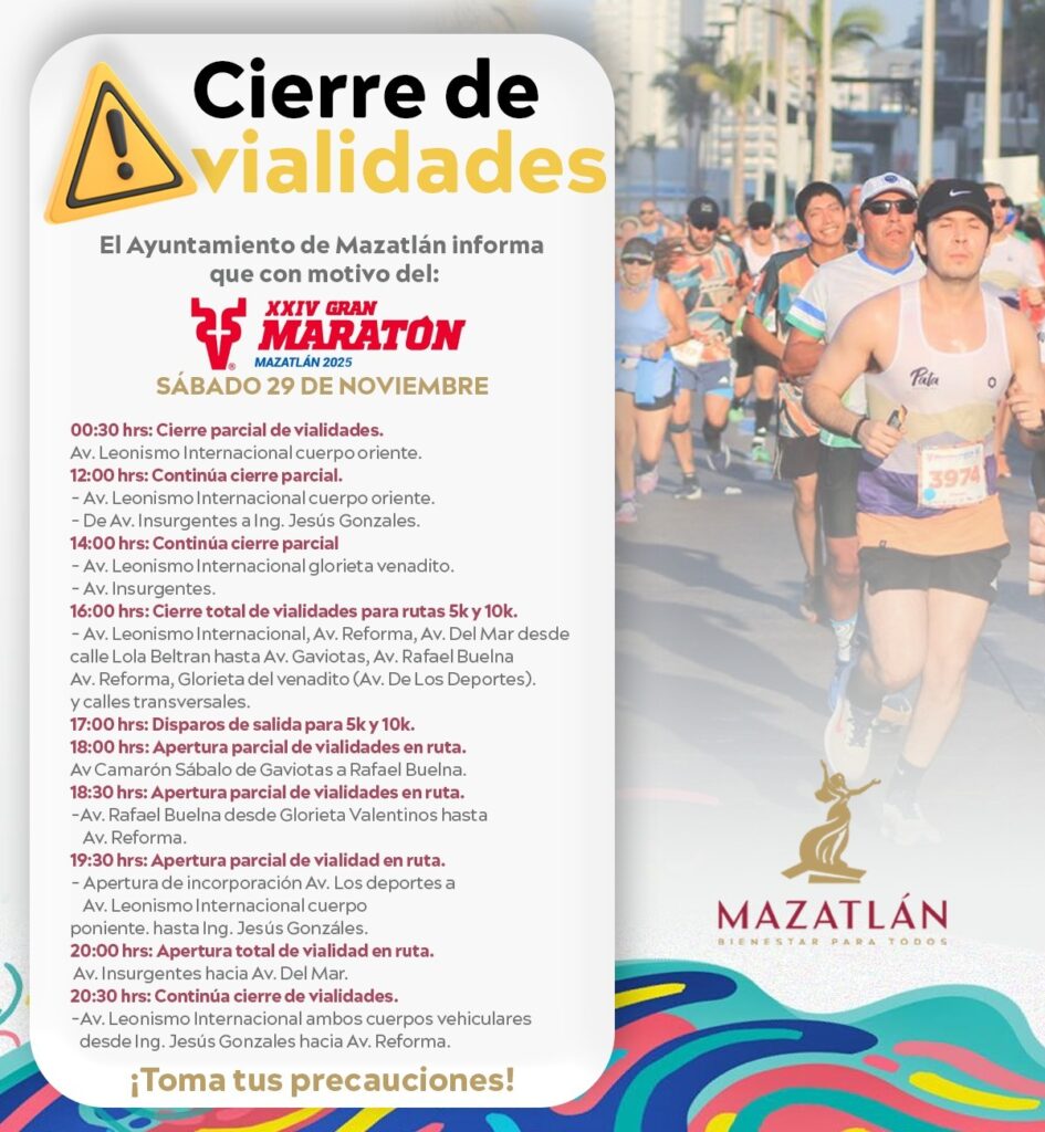 Maratón Chevron Mazatlán 2025