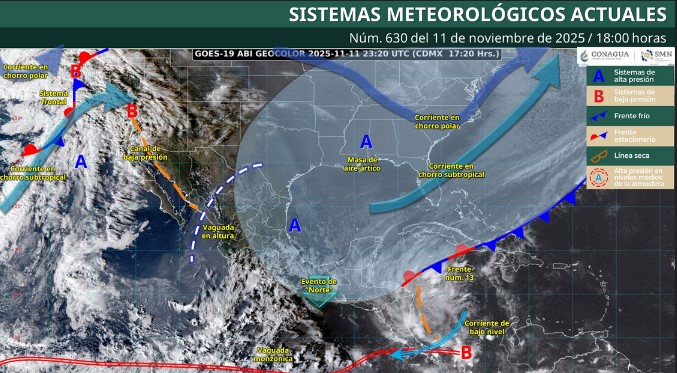 ¿Cuál es el pronóstico del clima para la noche de este martes? Esto dice el SMN