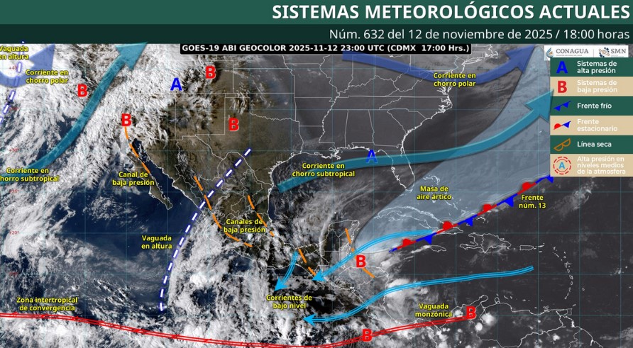 Clima: lluvias y cielo nublado marcarán la noche de este miércoles y la madrugada del jueves
