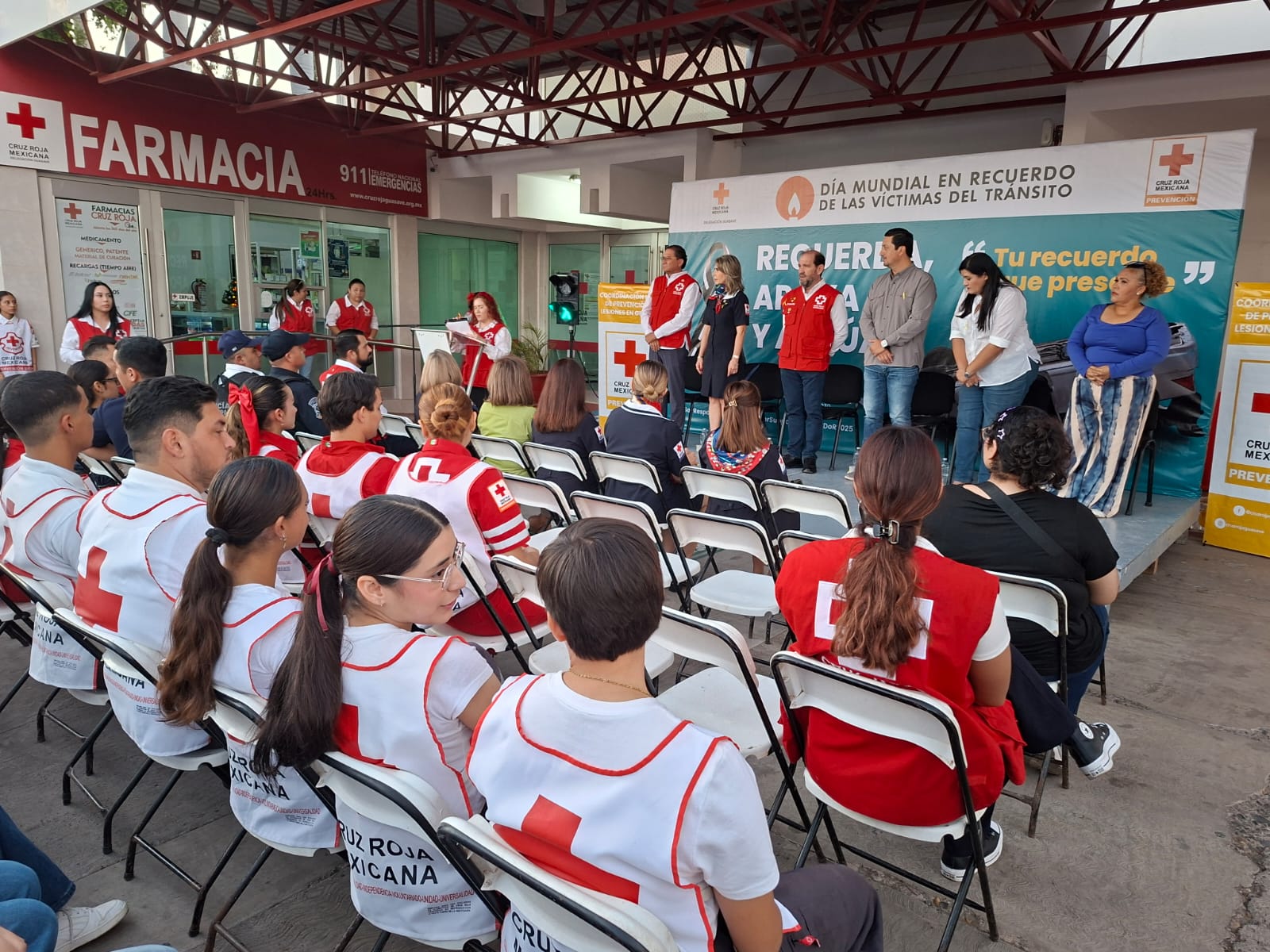 Cruz Roja Guasave recuerdo de las víctimas de accidentes de tránsito
