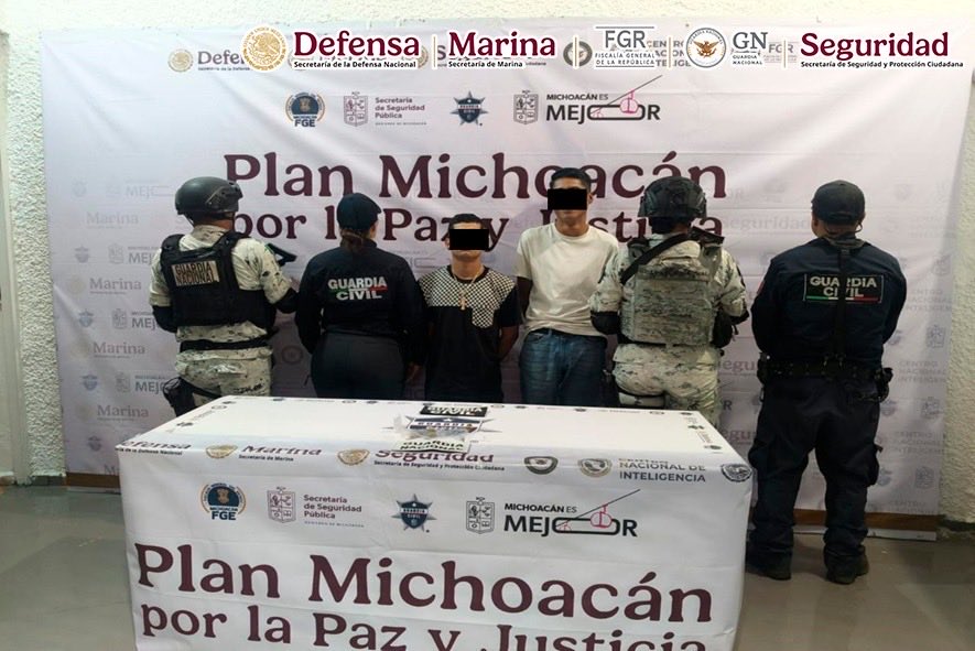 Detenidos en el marco del Plan Michoacán