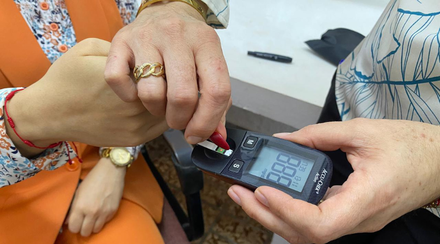 Prueba de glucosa para la detección de diabetes